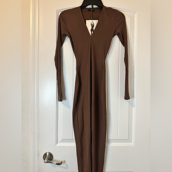 naked wardrobe Pants - NWT! NAKED WARDROBE RIBBED JUMPSUIT
